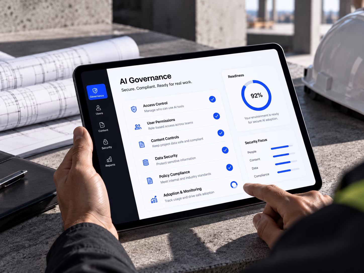 Tablet display